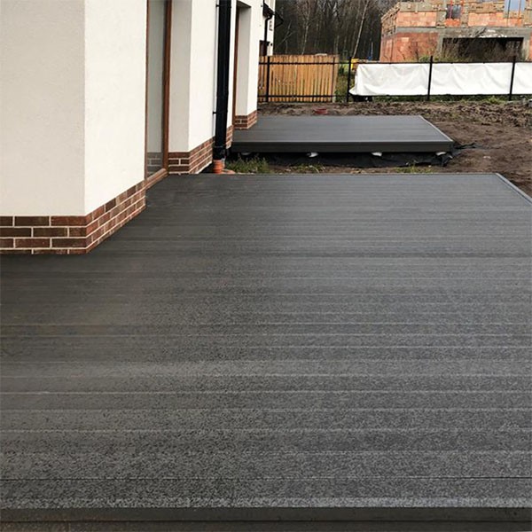 tarasy kompozytowe grafitowe, ciemnoszare Roble